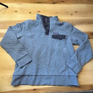 Blue Quilted women’s Sweater